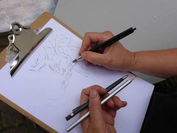 Urlaub kreativ - Kreativurlaub - Malen und zeichnen in der Galappmühle
