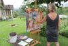 Freie Malerei in einem italienischen Landhaus